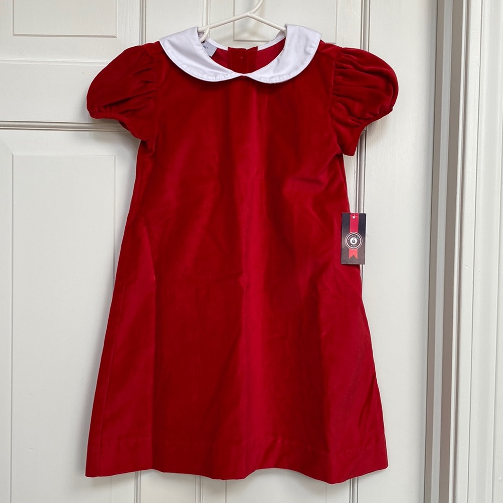 Red Velvet Dress, size 4, by Nantucket Kids
